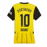 Camisa de Futebol Borussia Dortmund Julian Brandt #10 Equipamento Principal Mulheres 2024-25 Manga Curta